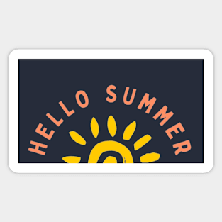 Hello Summer Sticker